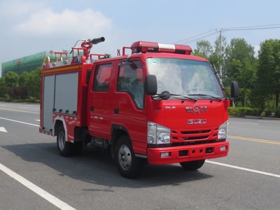 慶鈴藍牌0.6-1.5噸泡沫消防車